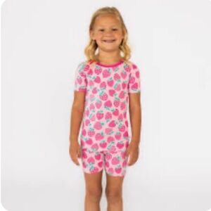 Little Sleepies Sweet Strawberries ||Two-Piece Pajama Set
